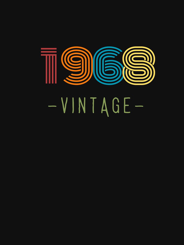 VINTAGE 1968 NEON RETRO DESIGN by Frame and Flames