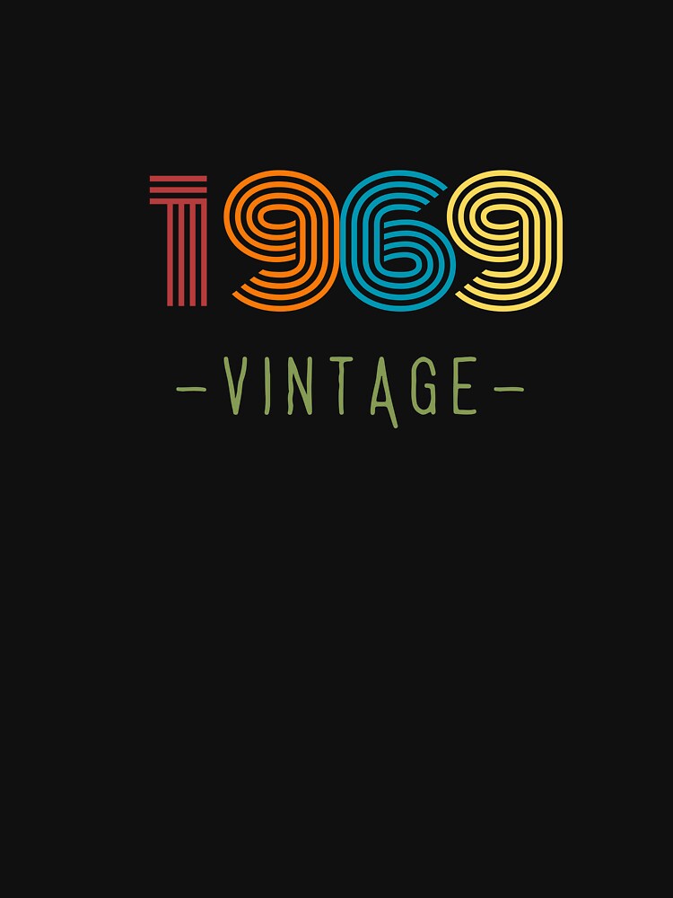 VINTAGE 1969 NEON RETRO DESIGN by Frame and Flames