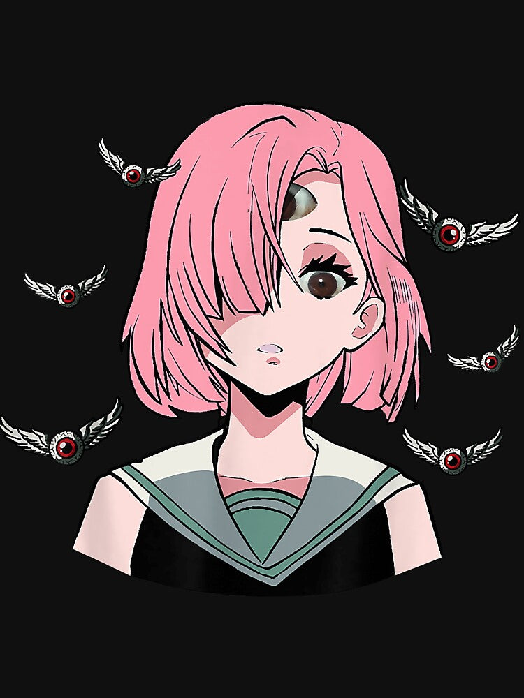 Weirdcore Aesthetic Human Third Eye Anime Girl Strangecore by ShanteWoodley
