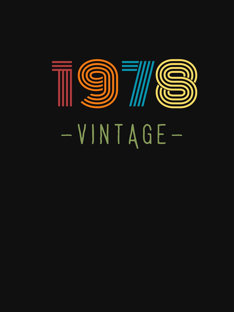 VINTAGE 1978 NEON RETRO DESIGN by Frame and Flames
