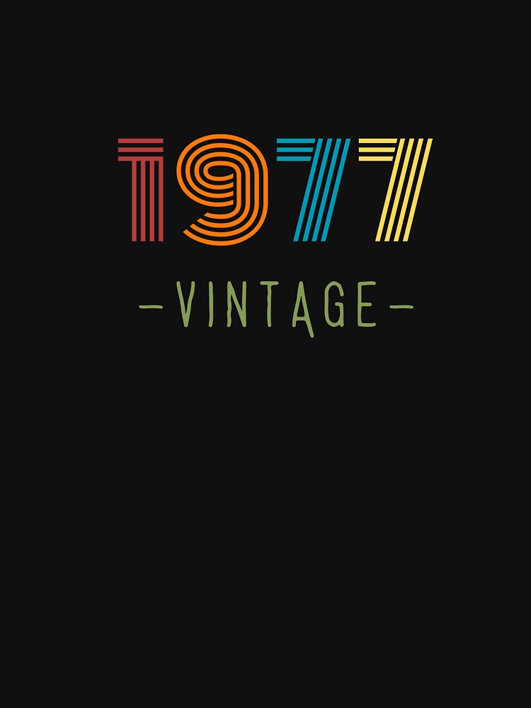 VINTAGE 1977 NEON RETRO DESIGN by Frame and Flames