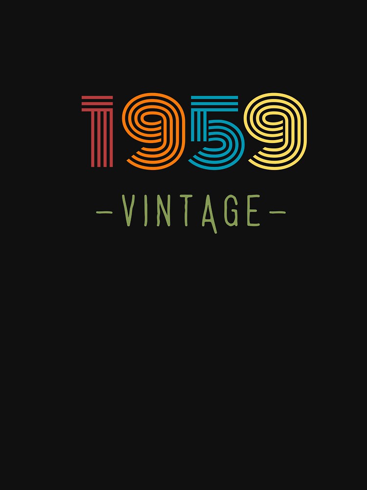 VINTAGE 1959 NEON RETRO DESIGN by Frame and Flames