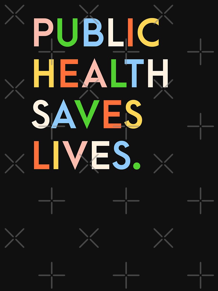 Public Health Saves Lives Modern Print by Mariah Quick