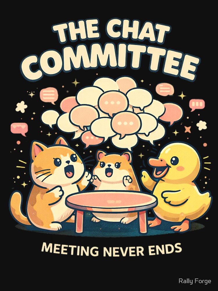 The chat committee meeting never ends by Rally Forge