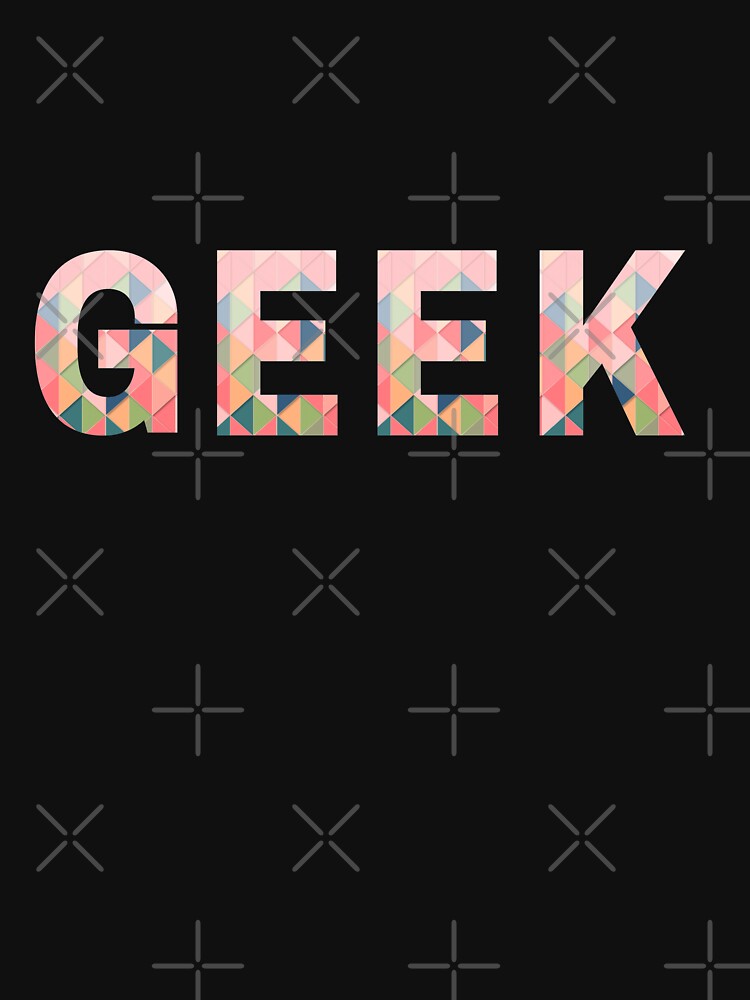 Geek in Pastel Geo   | YES I'M A GEEK by Le Plus Three