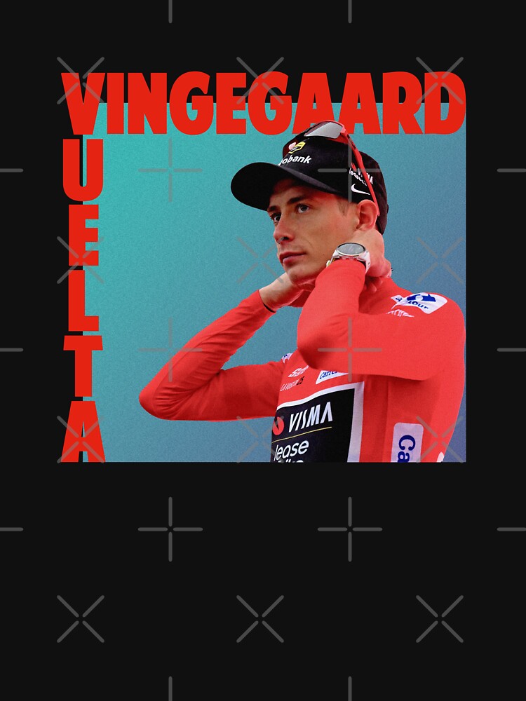 Jonas Vingegaard La Vuelta 2025 Champion Red Jersey by letitrip
