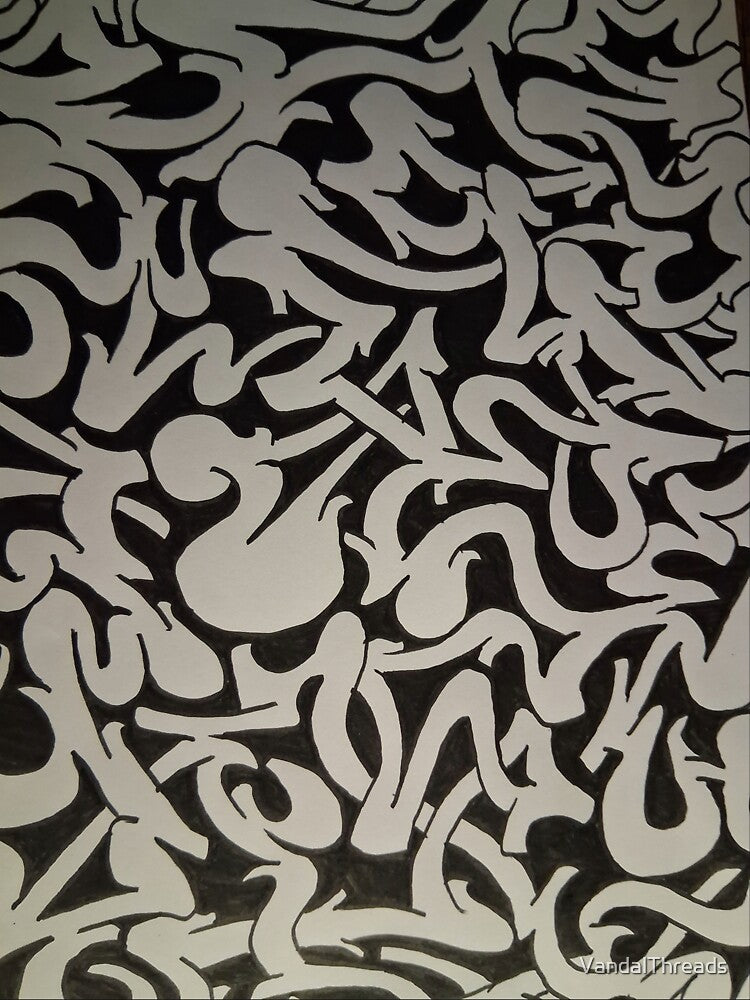 B & W Chaos by VandalThreads