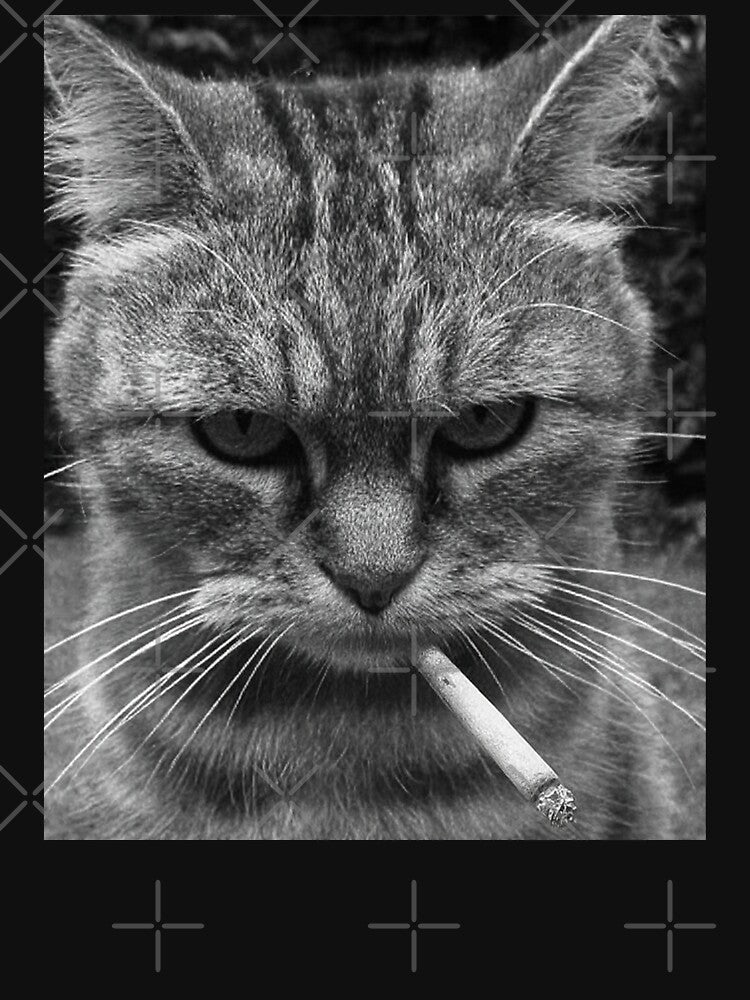 Cat Smoking Cigarette by will freed18