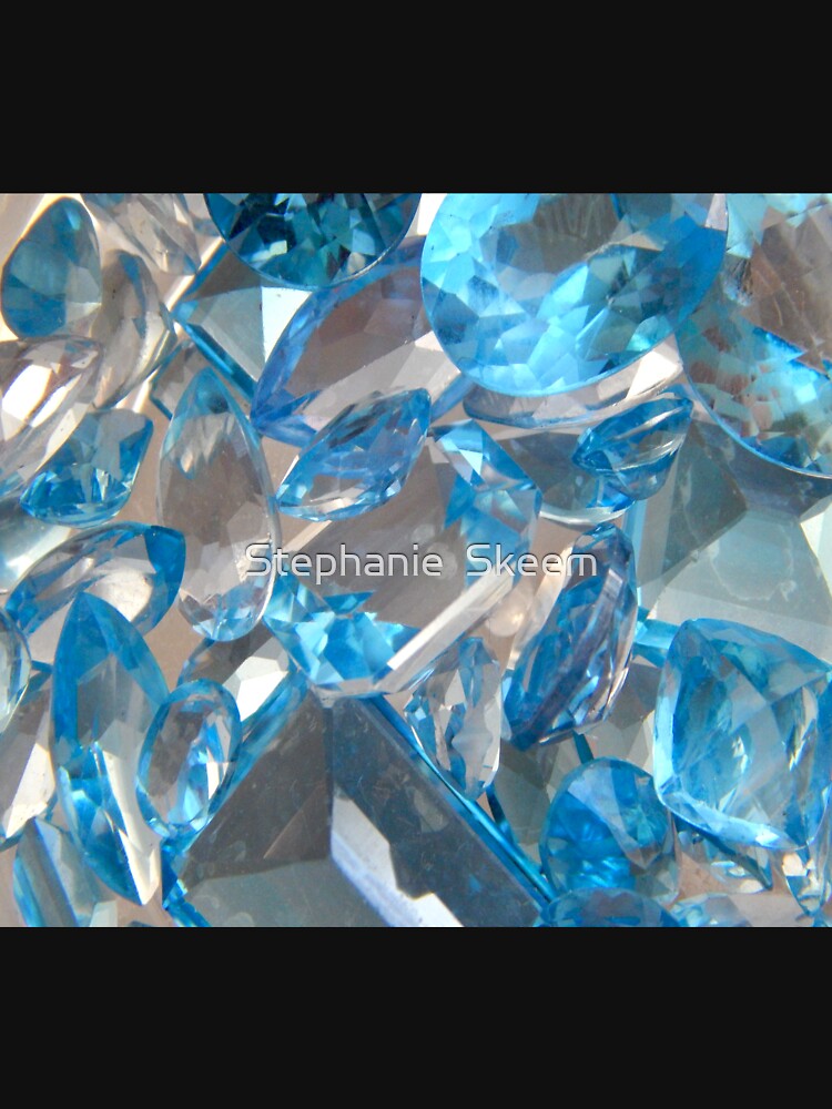 blue gemstone by Stephanie  Skeem