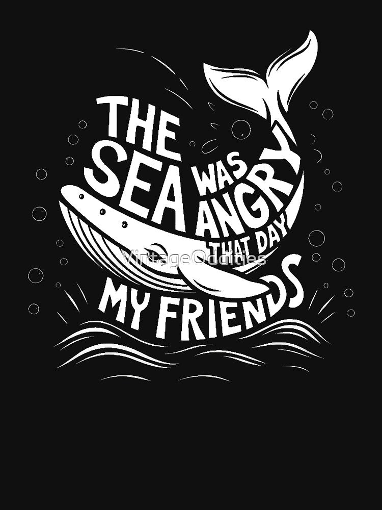 The sea was angry that day my friends Seinfeld Tv Sitcom funny saying by VintageOddities