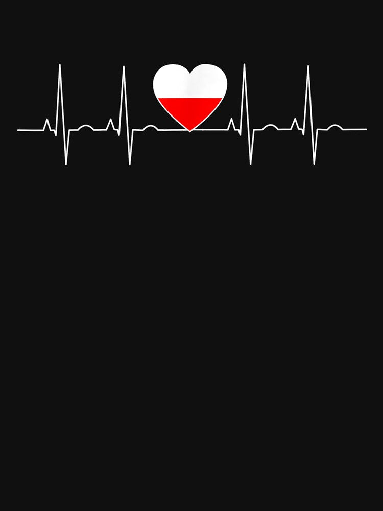 Poland Flag Heartbeat It is in my DNA Gift Polnish People by Matsmalmquist