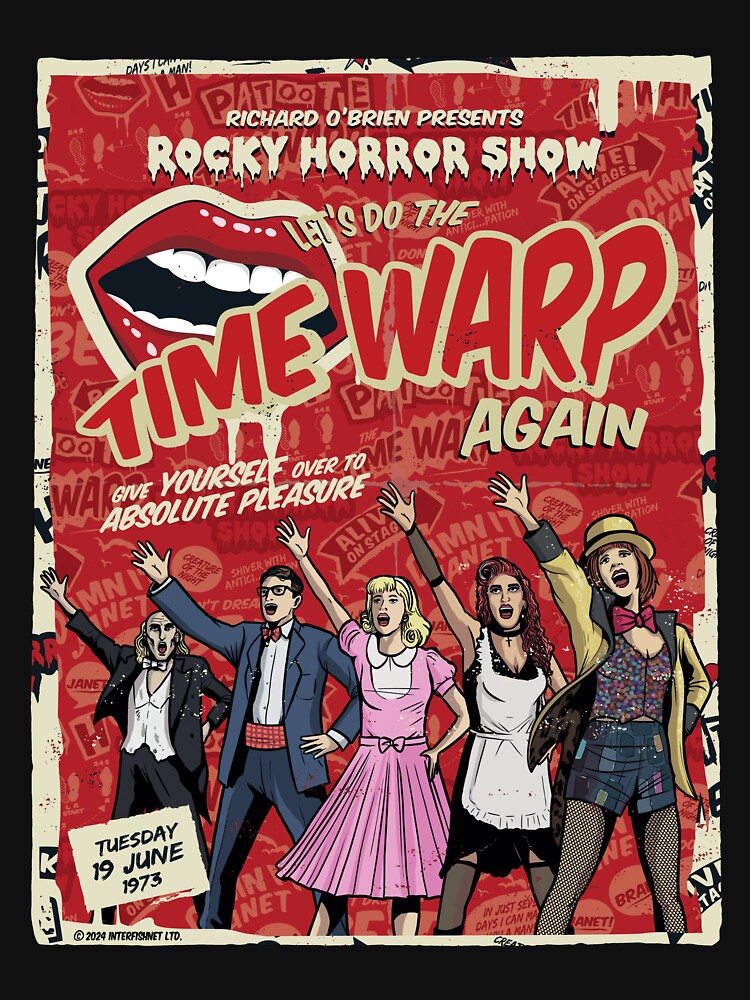 Rocky Horror Show Richard O'Brien Presents Time Warp Poster by All-And-Every