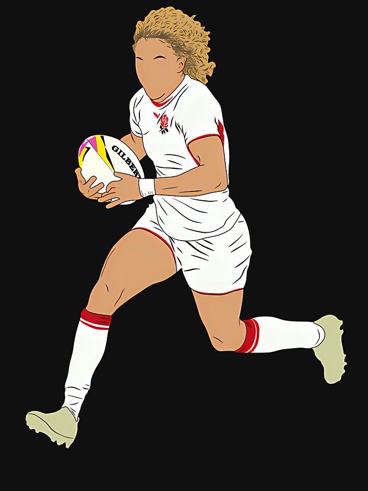 Ellie Kildunne England Rugby Minimalist by BarnesGoldStore