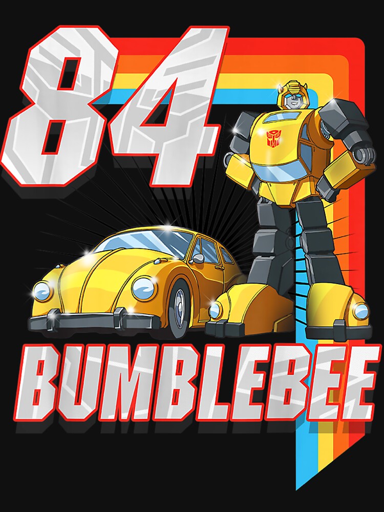 Transformers Bumblebee  84 Retro Rainbow Stripe by MillardRossign