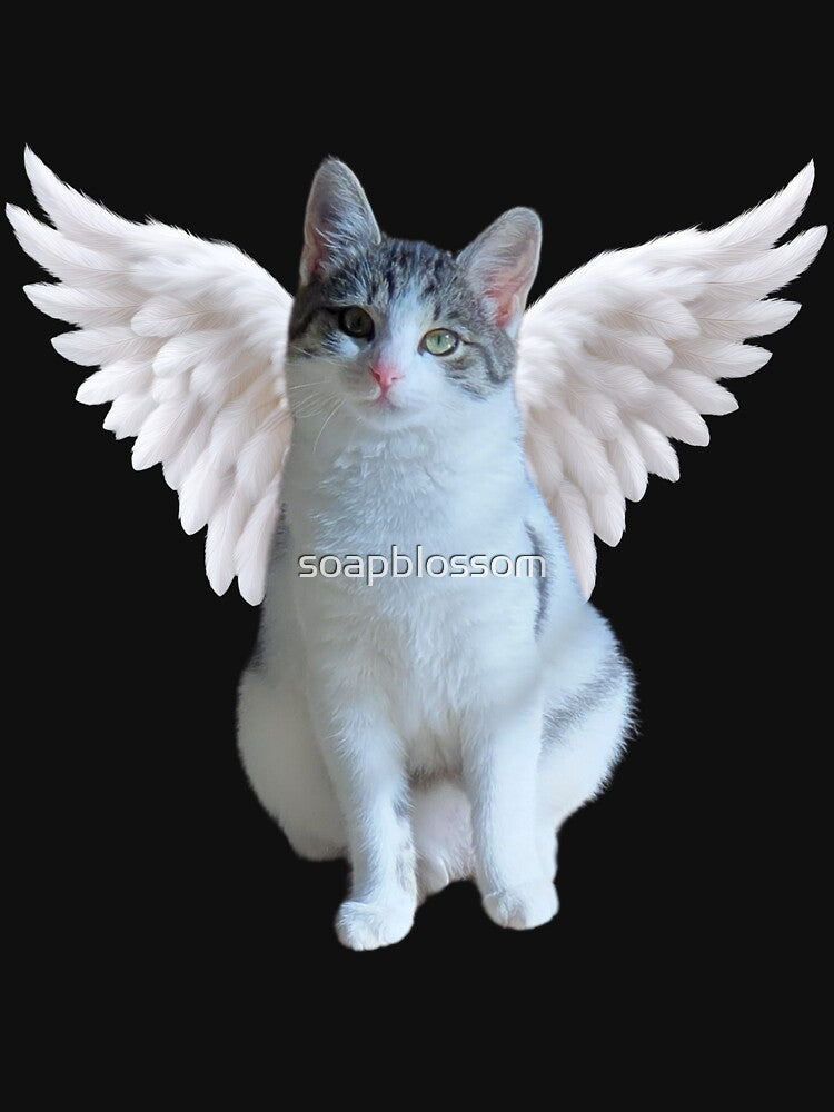 Little Kitty Angel Wings by soapblossom