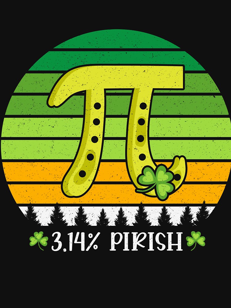 3.14% PIrish Funny St. Patricks Math Geek Pi Day by tshirtsdesk