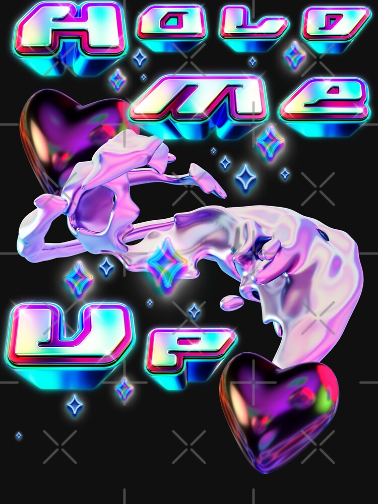 Hold me up y2k vaporwave vibe by VantaTheArtist