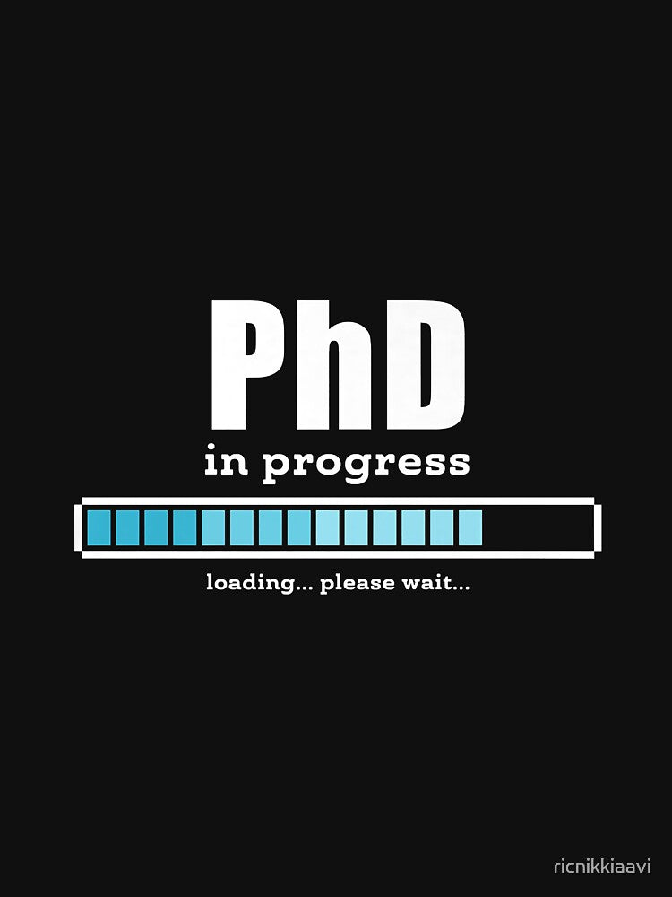 Future PhD Medical Doctor In Progress Bar Student Graduation Premium by ricnikkiaavi