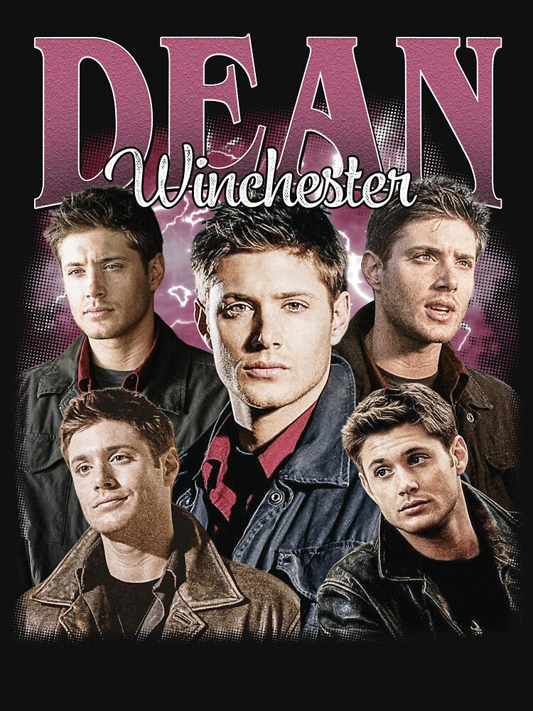 Vintage Dean Winchester Jensen Ackles Actor by Serdinas
