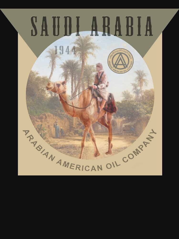 Vintage Arab American Oil Company - Aramco Saudi Arabia by GiftSonic