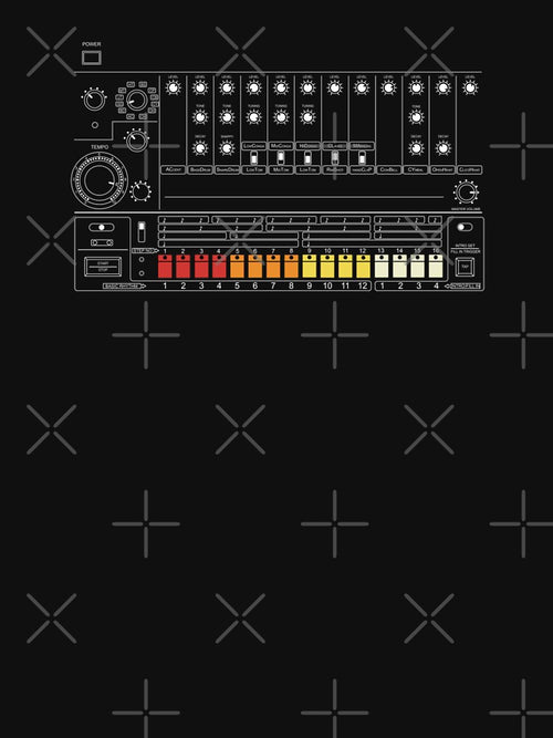 808 Vintage Drum Machine for Electronic Musician by AtomicMalibu