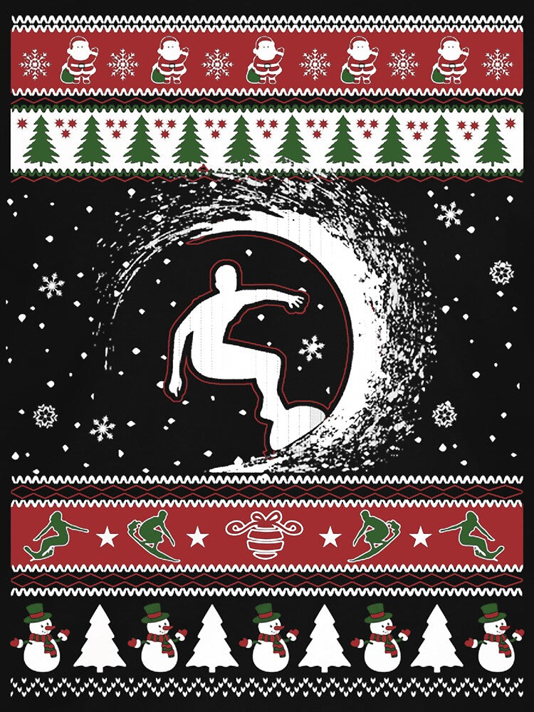 Christmas Surfing by GeniusDesignArt