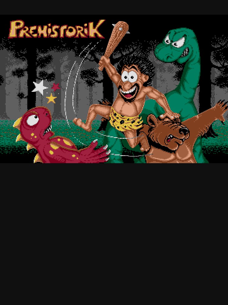 Prehistorik Amiga Retro Game Classic by Retr0Tshirts