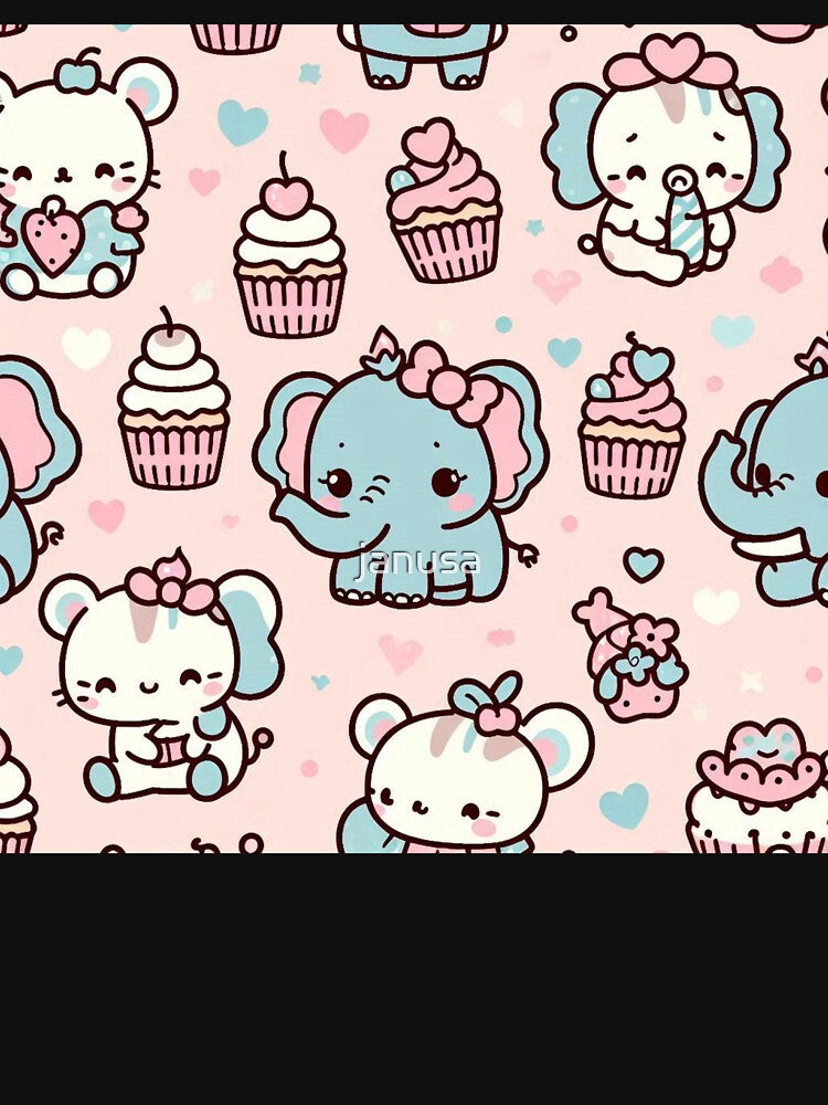 Pastel Kawaii Vibes – Cute Animal Design by janusa