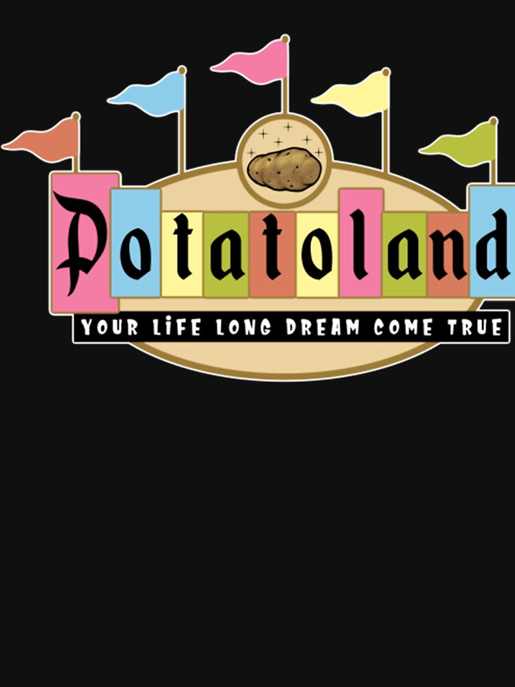 Potatoland Retro Sign by LisaBarrios56