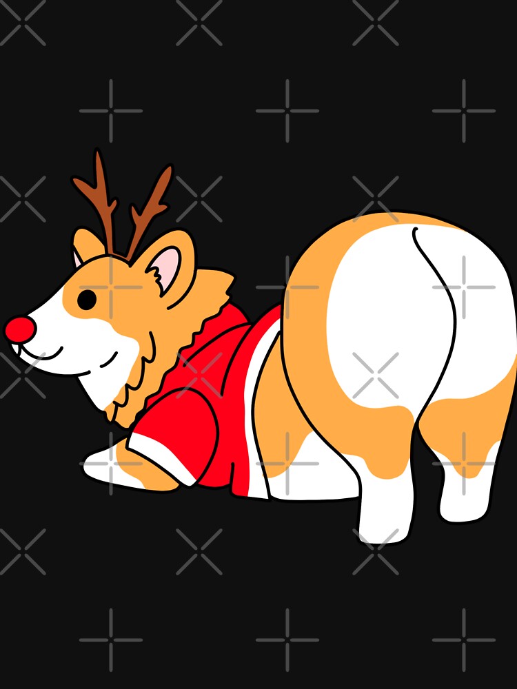 Corgi Butt Christmas | Adorable corgi by Mixture-DESIGN