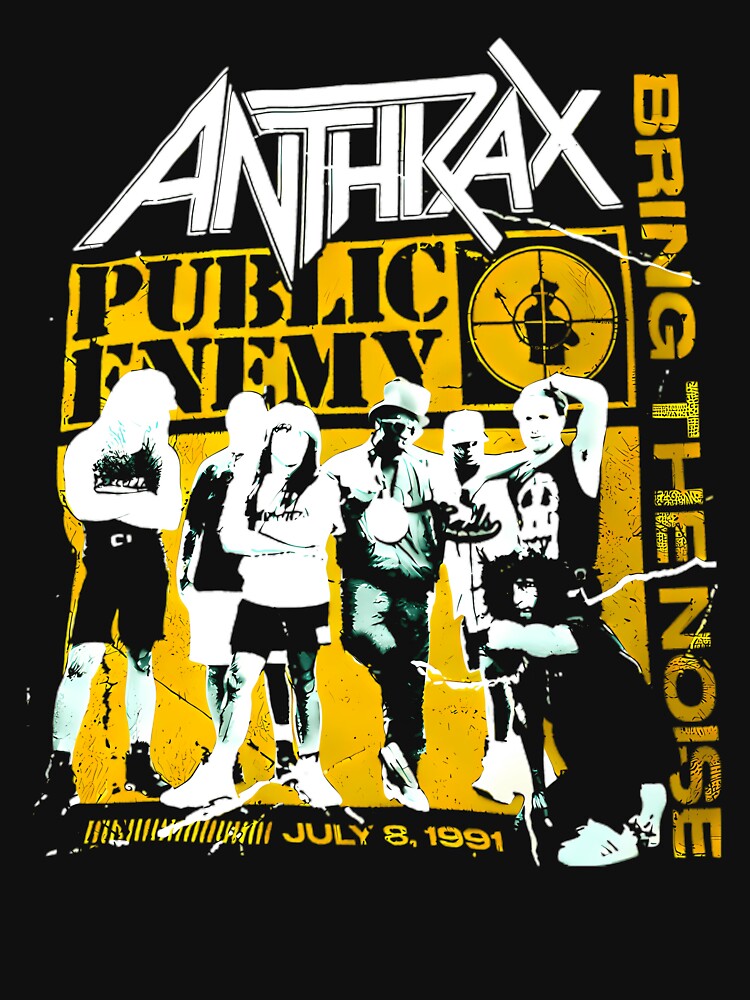 Anthraxs Public Enemy Bring The Noise Band by Shopnew00