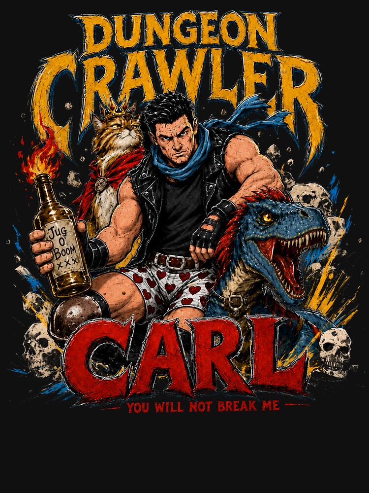 Dungeon Crawler Carl, Princess Donut And Mongo, DCC LitRPG Fantasy Novel Book Lover Gamer by JakintoMorel