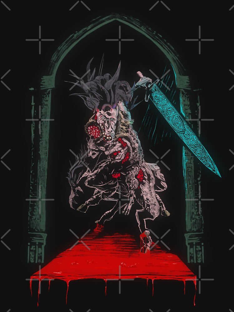 Ludwig the Accursed Bloodborne – Dark Soulsborne Gothic Horror Art by trentnin