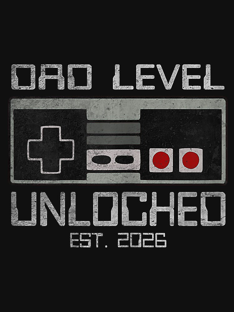 Dad Level Unlocked 2026 First Time Soon to Be Gamer Daddy by KristineLi