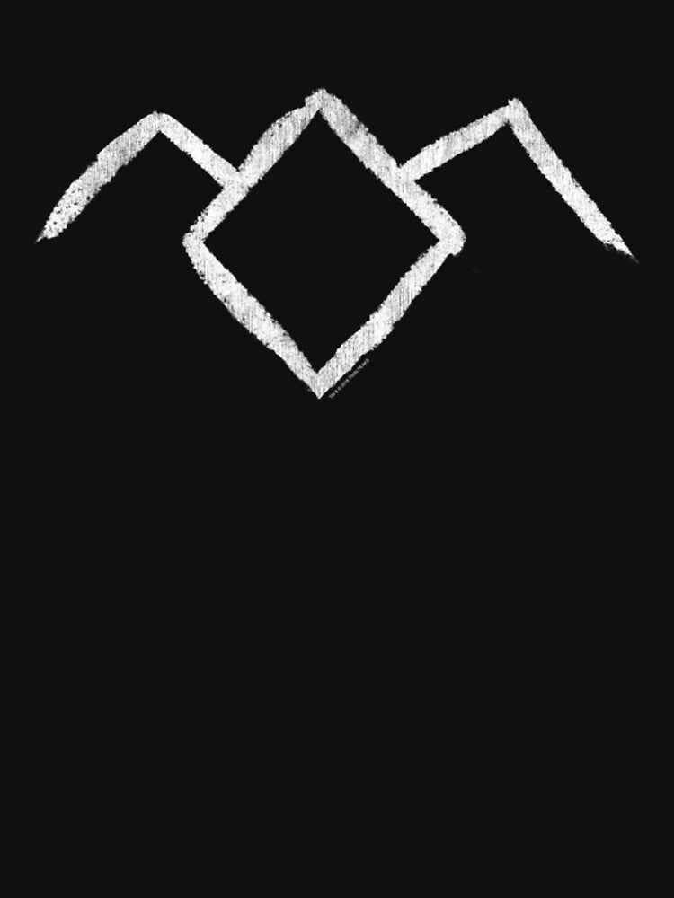 Twin Peaks Classic Chalk Lined Owl Cave Logo Graphic by JenniferHorn