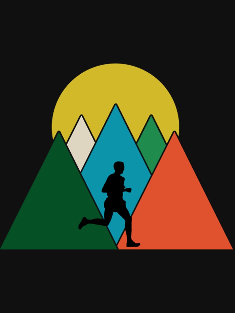 Triangle Mountains - Trail Runner| Perfect Gift by sherricam