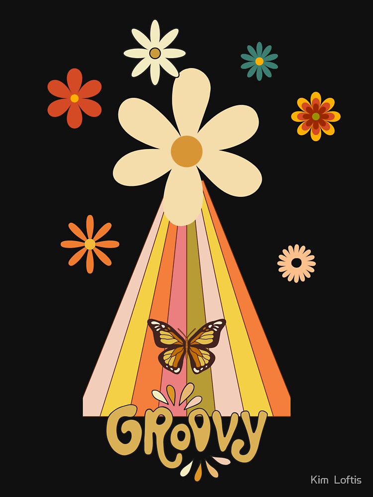 Groovy flower child by Kim  Loftis