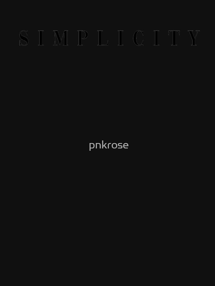 simplicity by pnkrose