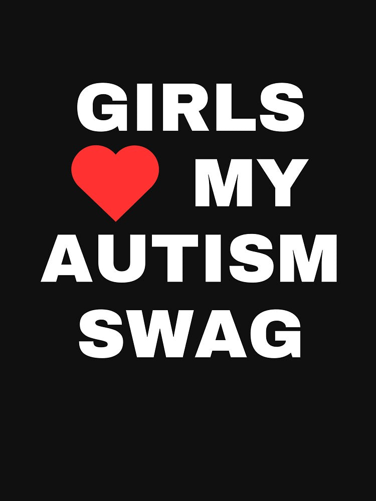 girls heart my autism swag t-shirt by demiano-shirt