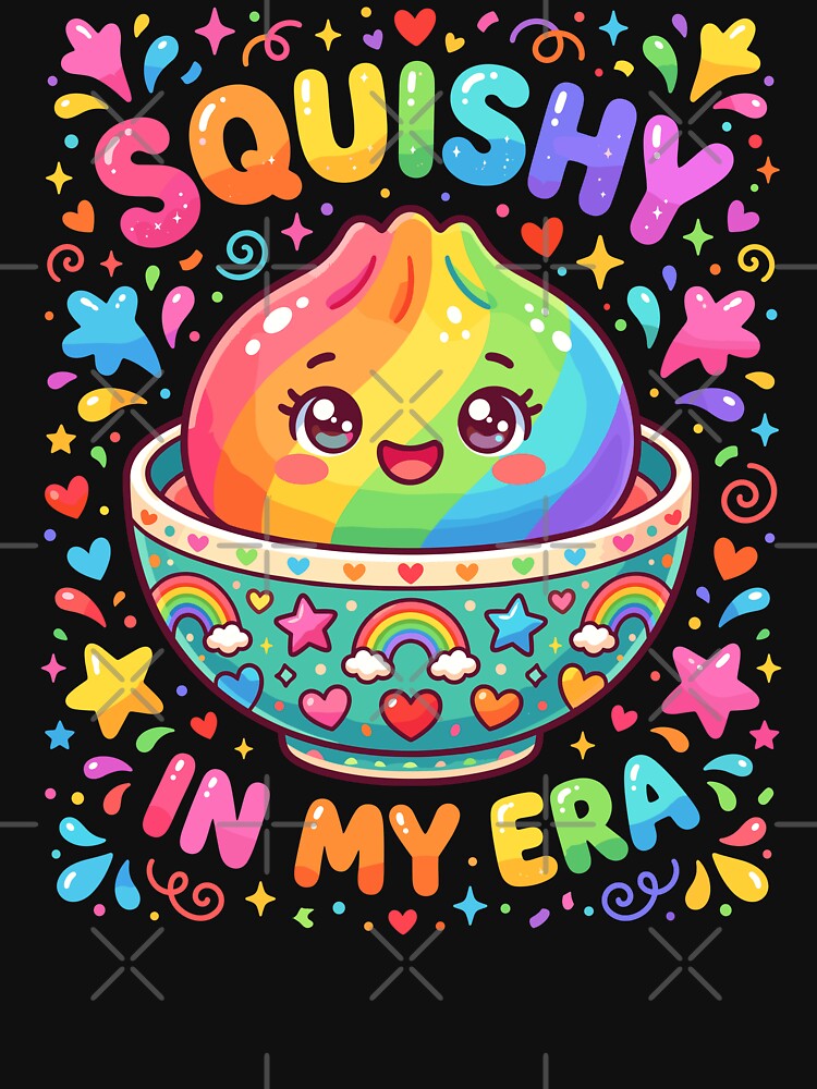 Squishy In My Era Kawaii Bao Bun Foodie Meme by Doodleoub