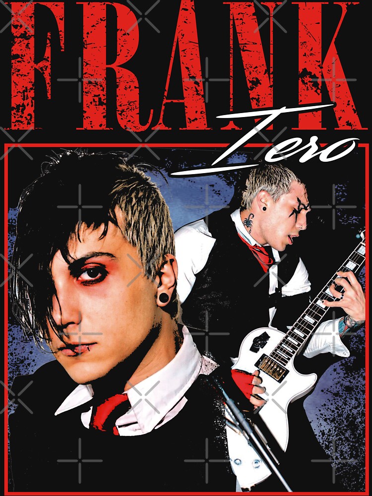Frank Iero Mcr Vintage Retro Design by HostDrawing