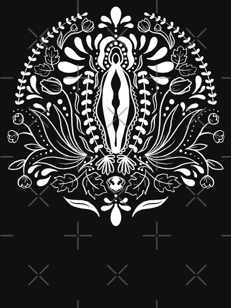 Folk Art Vulva by EmilyFNBemily