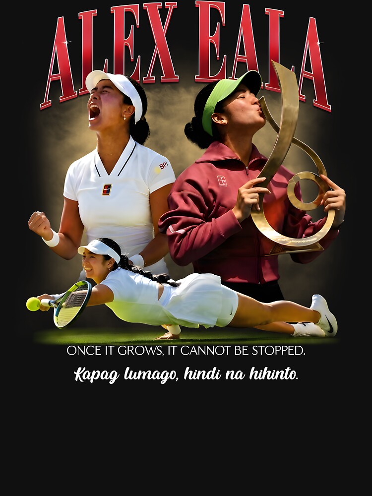 Alex Eala Once It Grows It Cannot Be Stopped Champion Bootleg Vintage by GusHickman