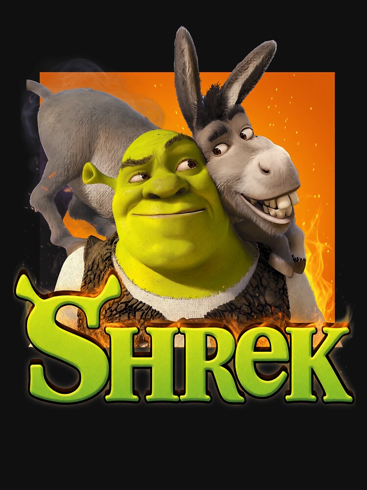 Shrek and Donkey Classic Animation Movie by Love-bloock