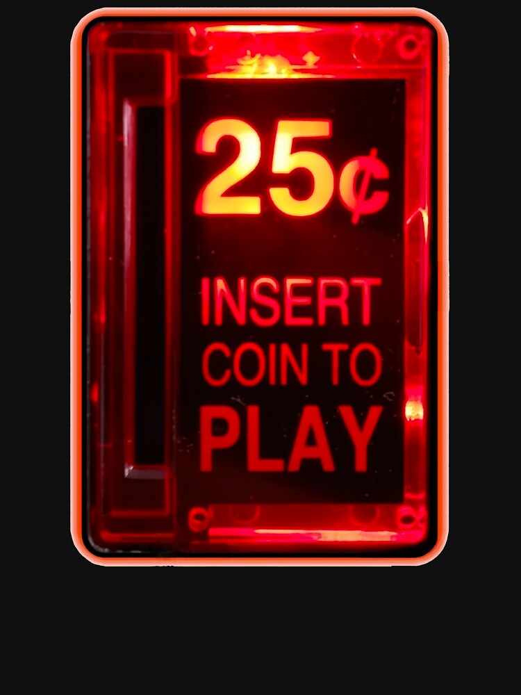 Insert Coin To Play by Angry Swan Designs