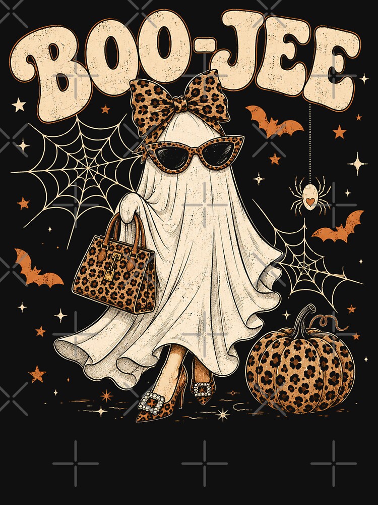 Boo-Jee Stylish Ghost Leopard Print Fashion Halloween by will freed18