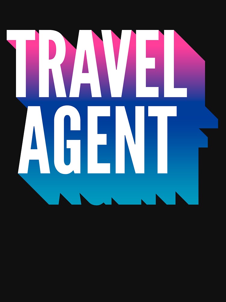 Travel agent With Long Gradient Shadow by SVPOD