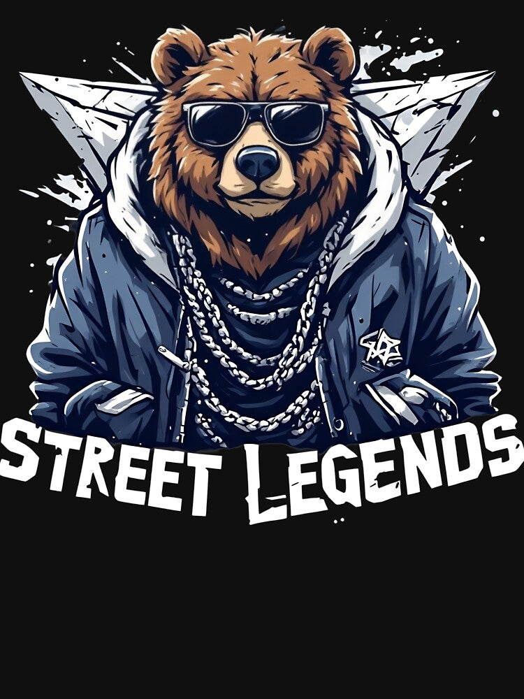 Street Legends Bear Streetwear by Radhestore