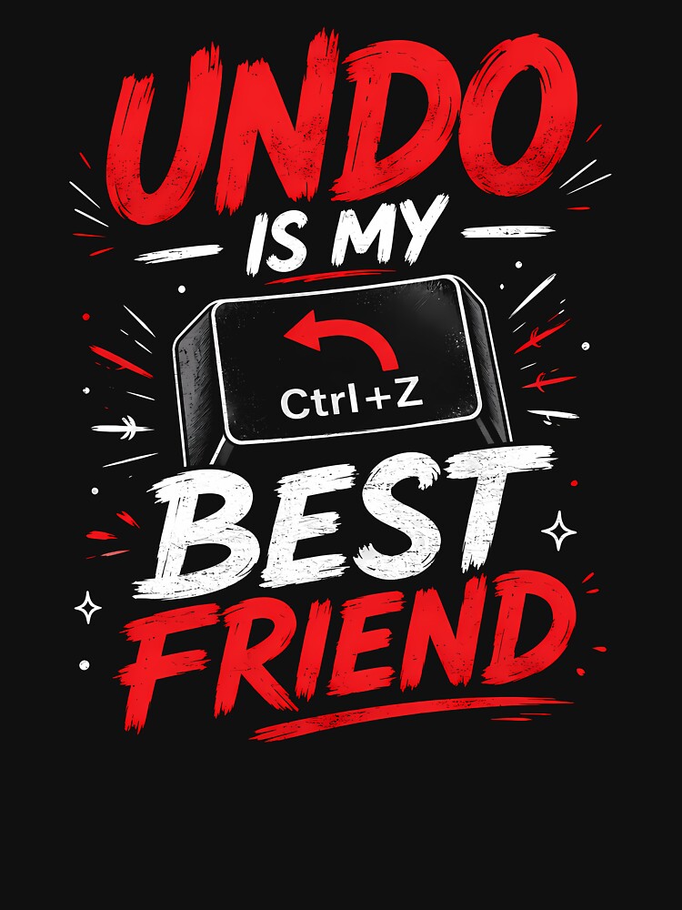 Undo Is My Best Friend T-Shirt by BCW