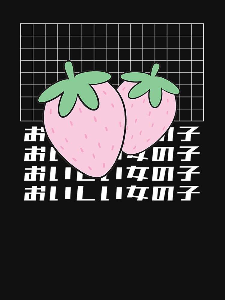 Vaporwave Strawberry 90s 80s Retro Gift by hoaban1998